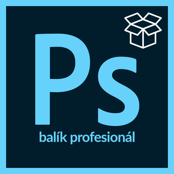 Balík Adobe Photoshop profesionál - Photoshop I., II., III. - od základov až po webdesign a kreatívu